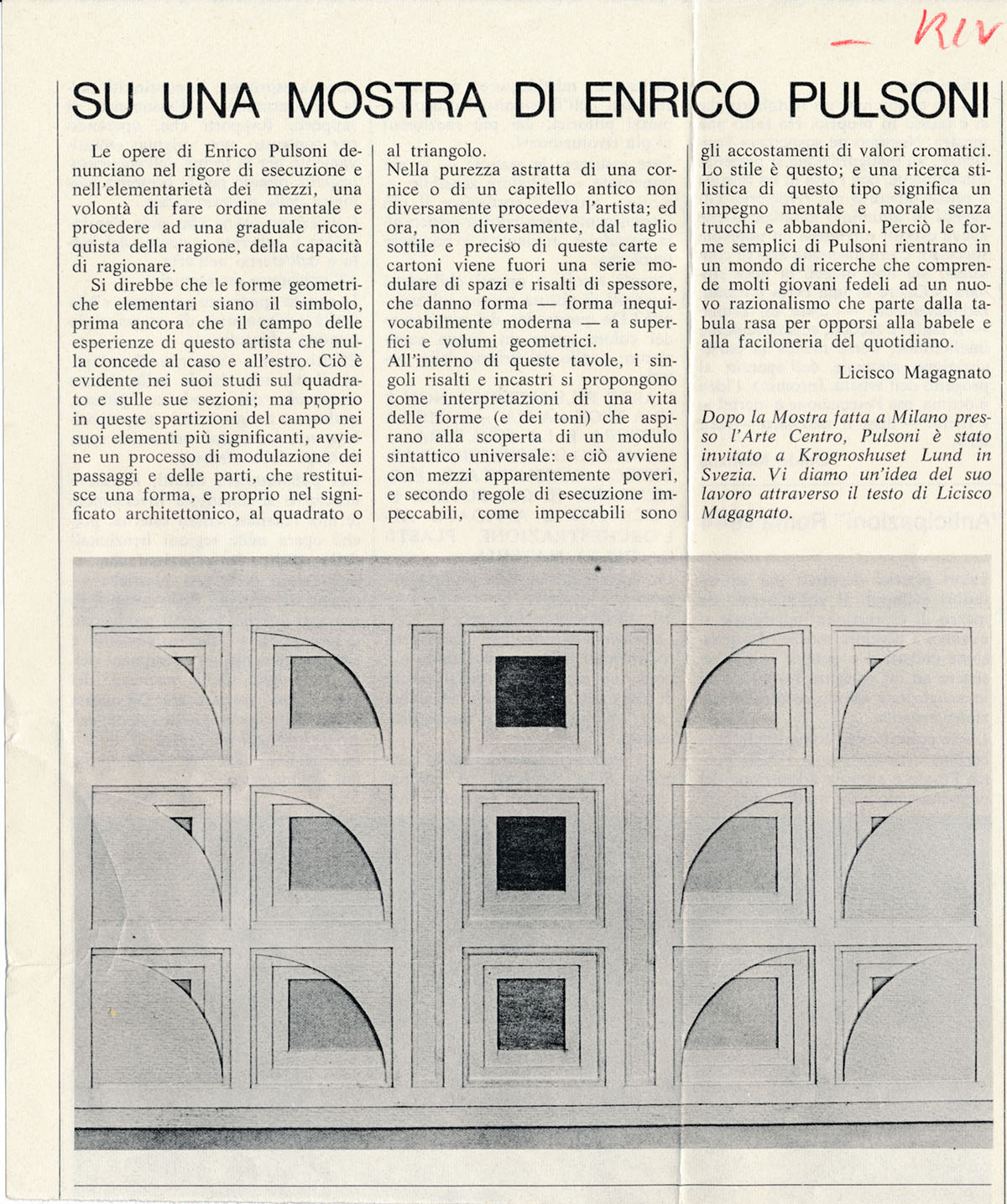 1978 Milano Galleria Arte centro L. Magagnato